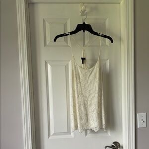 White House Black Market Cream Camisole